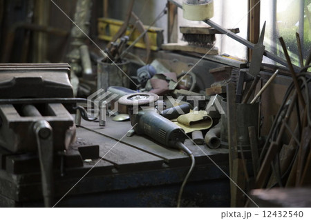 workbench in the workshop 12432540