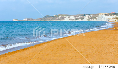 Xi Beach morning view (Greece, Kefalonia). 12433040