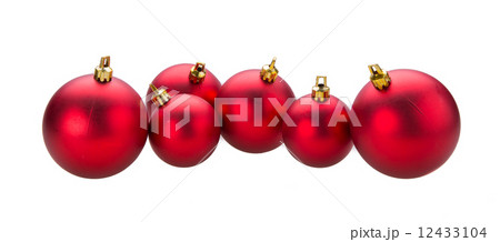 red christmas ball red christmas ball 12433104