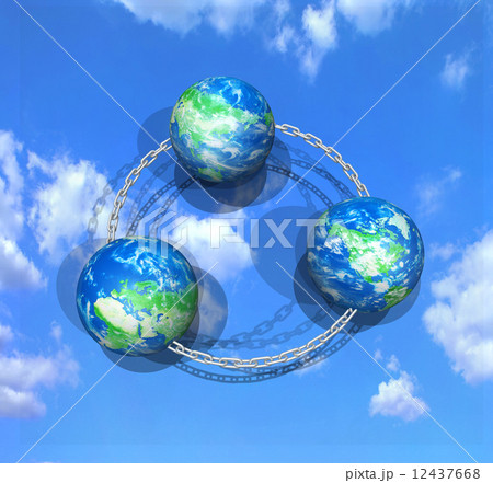 地球がリンクする・世界市場 地球がリンクする・世界市場 12437668