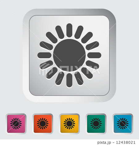 Sun single icon. 12438021
