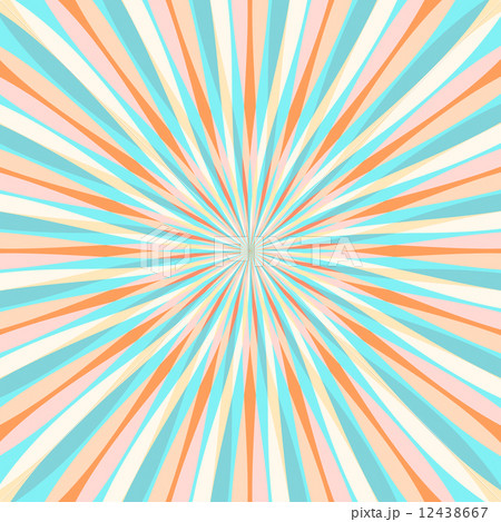 Abstract Colorful Retor Rays Background. Vector 12438667