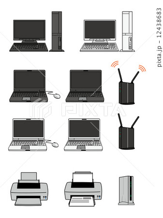 イラストカット(パソコン関連) イラストカット(パソコン関連) 12438683