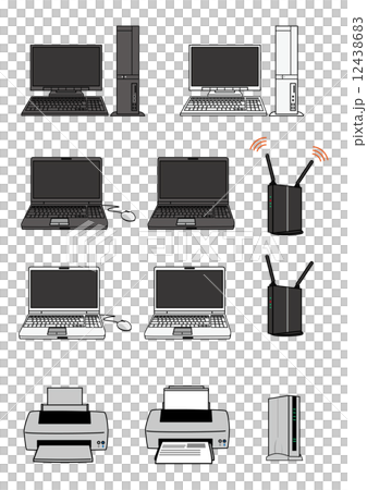 イラストカット(パソコン関連) イラストカット(パソコン関連) 12438683
