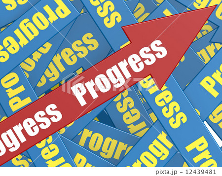 Progress arrow 12439481