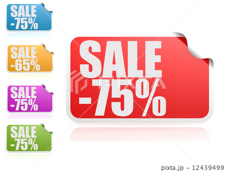 Sale 75% label set 12439499