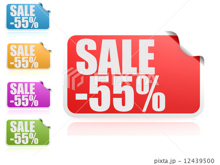Sale 55% label set 12439500