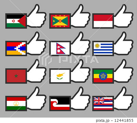 Flags in the Thumbs up-15