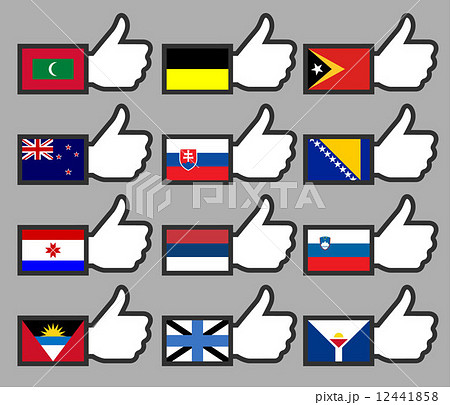 Flags in the Thumbs up-12