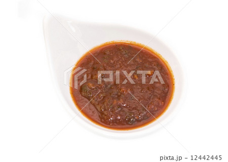 sauces on a white background in the restaurant sauces on a white background in the restaurant 12442445
