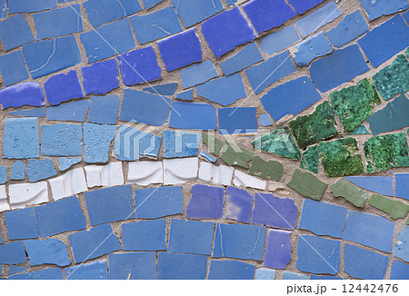 background of mosaic color many items 12442476