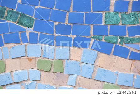 background of mosaic color many items 12442561