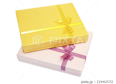 Gift boxes on white background Gift boxes on white background 12442572