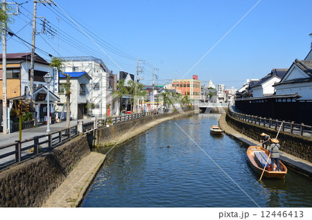 巴波川(うずまがわ)・蔵屋敷(栃木県栃木市) 巴波川(うずまがわ)・蔵屋敷(栃木県栃木市) 12446413