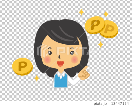 スタッフ　ポイント　コイン【二頭身・シリーズ】 12447154