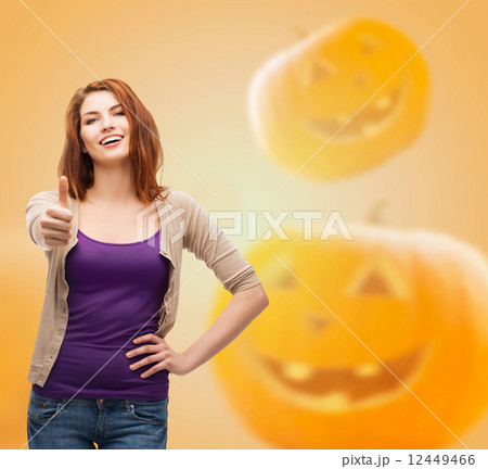 smiling teenage girl in casual clothes smiling teenage girl in casual clothes 12449466