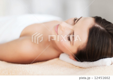 beautiful woman in spa salon 12451602