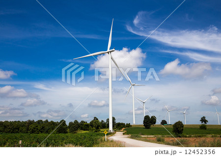 Wind Turbine Farm 12452356