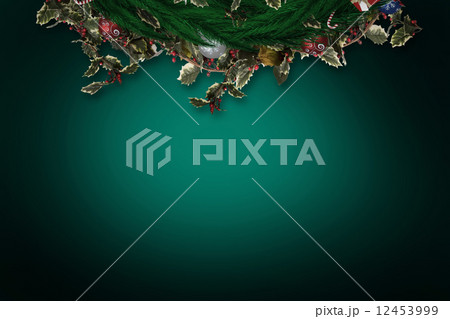 Composite image of festive christmas wreath Composite image of festive christmas wreath 12453999