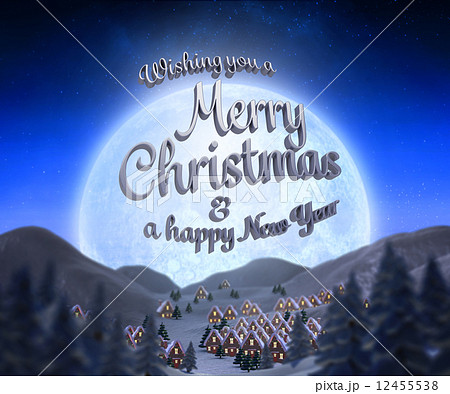 Composite image of merry christmas message Composite image of merry christmas message 12455538