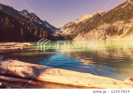 Mountains lake 12457654