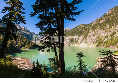 Mountains lake 12457656