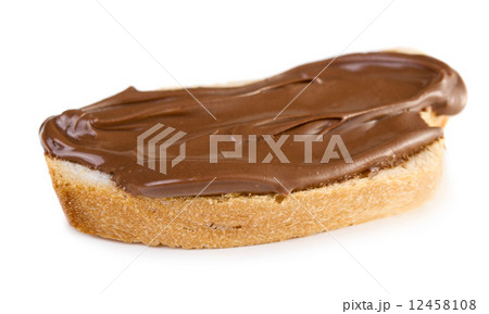 Bread with chocolate spread 12458108
