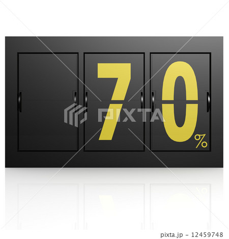 Airport display board 70 percent Airport display board 70 percent 12459748