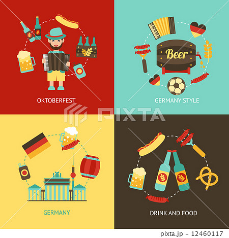 Germany travel flat set 12460117