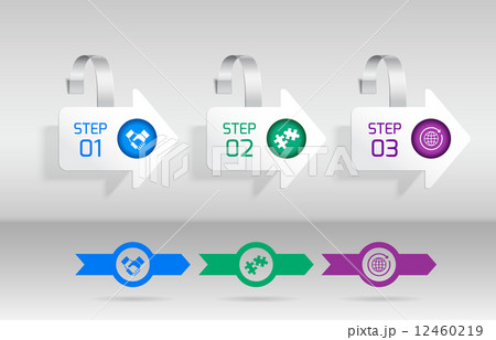 Wobbler infographic set 12460219