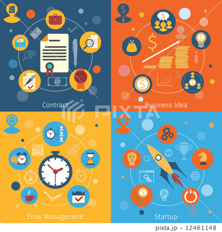 Modern web concepts set 12461148