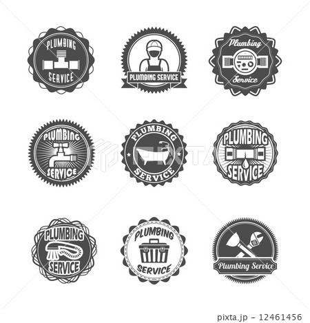 Plumbing service labels 12461456