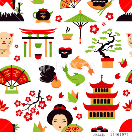 Japan seamless pattern 12461972