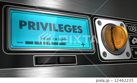 Privileges on Display of Vending Machine. Privileges on Display of Vending Machine. 12462235
