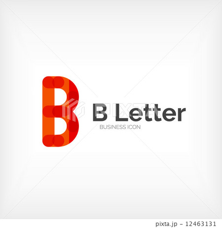 B letter logo, minimal line design B letter logo, minimal line design 12463131