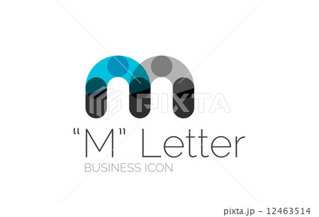 Minimal font or letter logo design 12463514