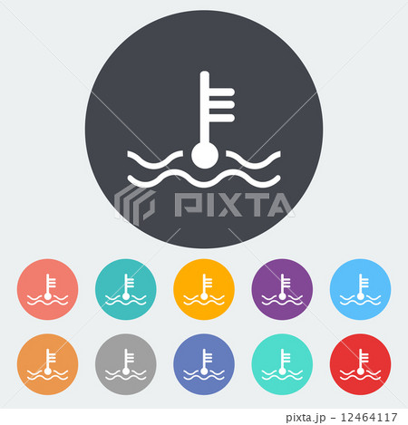 Icon of motor temperature. 12464117