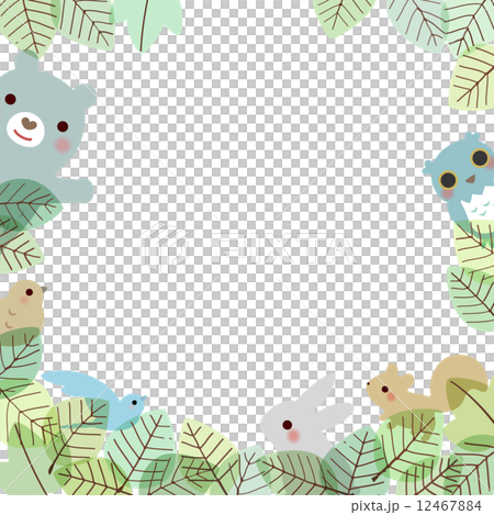 葉和動物的框架 12467884