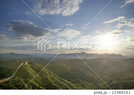 Beijing Great Wall in China, the majestic Great Wall, a symbol of China. Beijing Great Wall in China, the majestic Great Wall, a symbol of China. 12468161