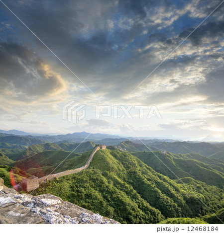 Beijing Great Wall in China, the majestic Great Wall, a symbol of China. Beijing Great Wall in China, the majestic Great Wall, a symbol of China. 12468184