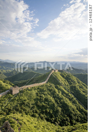 Beijing Great Wall in China, the majestic Great Wall, a symbol of China. 12468187