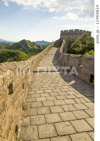 In Beijing, China, the majestic Great Wall. In Beijing, China, the majestic Great Wall. 12469824