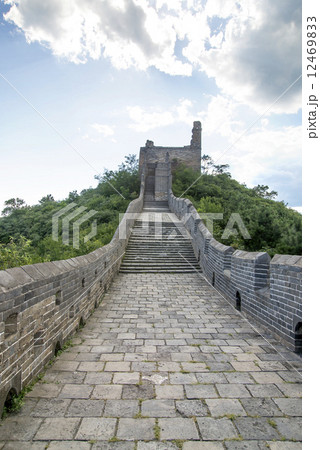 Beijing Great Wall in China, the majestic Great Wall, a symbol of China. 12469833