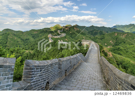 Beijing Great Wall in China, the majestic Great Wall, a symbol of China. . Beijing Great Wall in China, the majestic Great Wall, a symbol of China. . 12469836