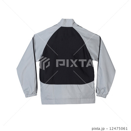 Gray and black sport jacket with blank back 12475061