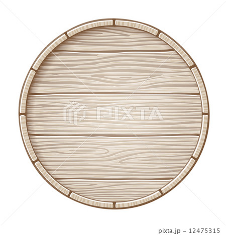 Vector wooden barrel Vector wooden barrel 12475315