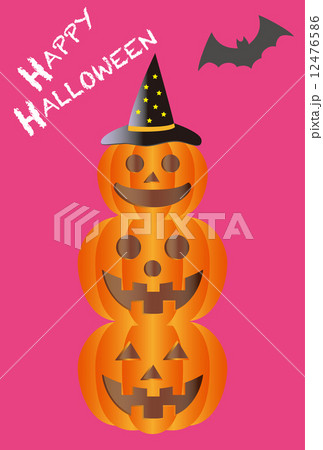 ハロウィンのポストカード ハロウィンのポストカード 12476586