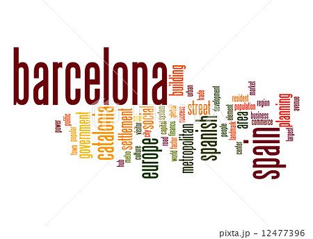 Barcelona word cloud 12477396