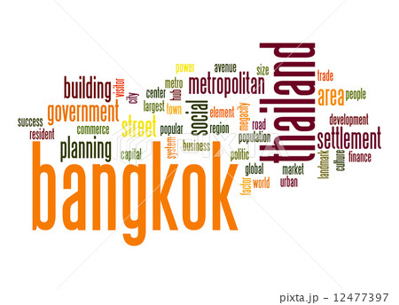 Bangkok word cloud 12477397