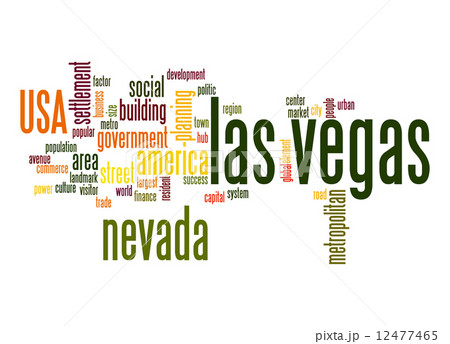 Las Vegas word cloud 12477465